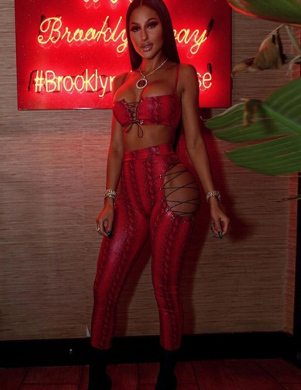 Hollow Tube Top Drawstring Sleeveless Two-Piece Set