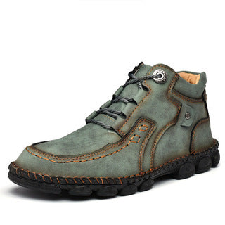 Retro British Leather Boots