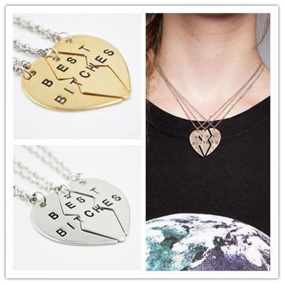 Wholesale European-American Jewelry Heart Pendant Necklace