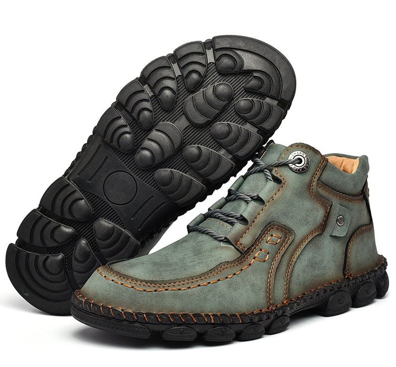 Retro British Leather Boots
