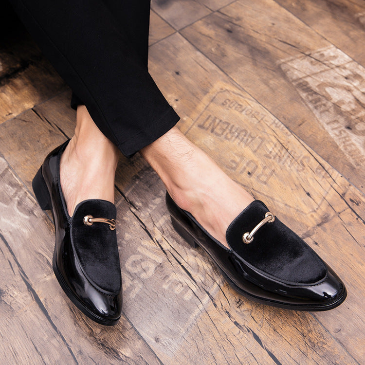 Men's Slip-On Oxford Shoes - Classic English Style