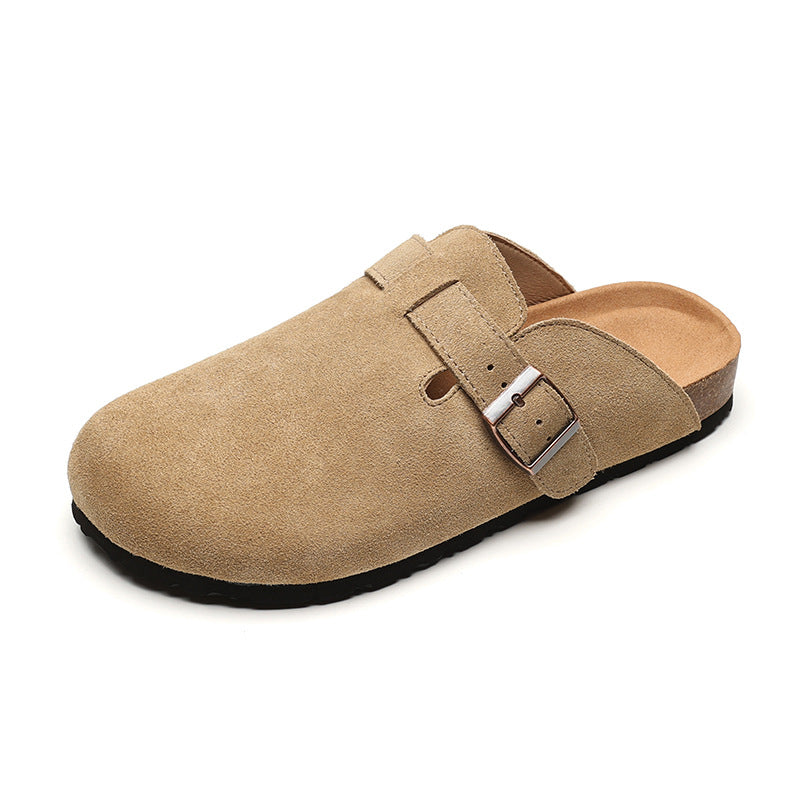 Genuine Leather Platform Slip-On Fisherman Shoes for Women