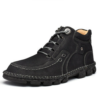 Retro British Leather Boots
