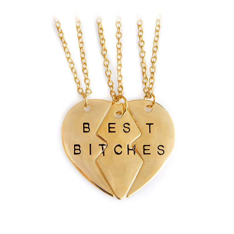 Wholesale European-American Jewelry Heart Pendant Necklace