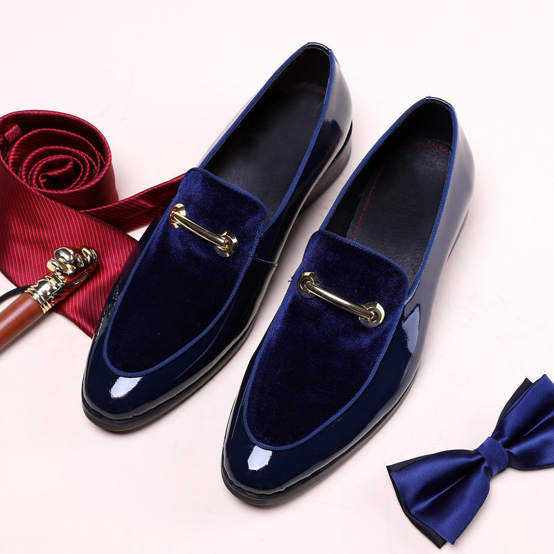 Men's Slip-On Oxford Shoes - Classic English Style