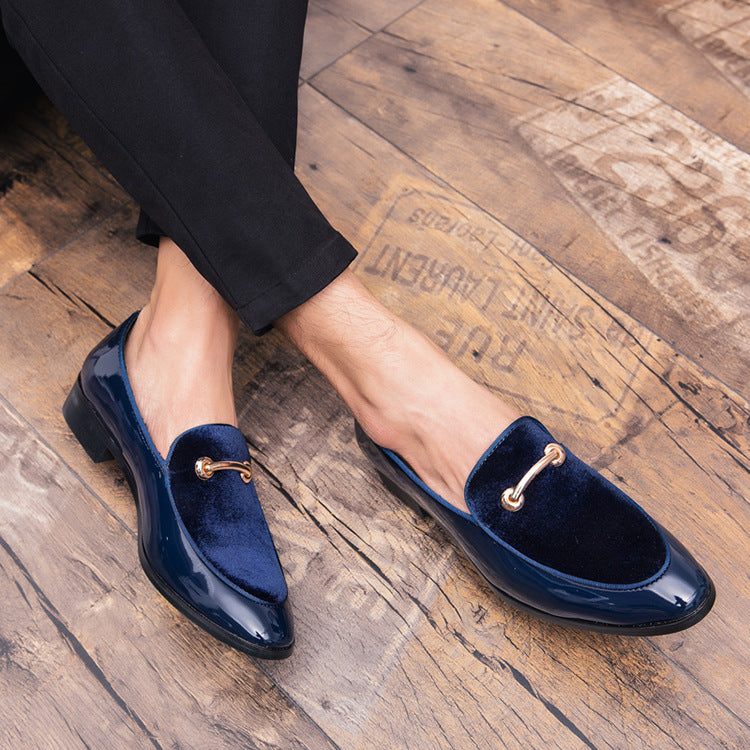 Men's Slip-On Oxford Shoes - Classic English Style