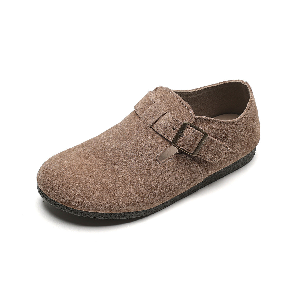 Genuine Leather Platform Slip-On Fisherman Shoes for Women