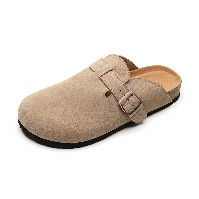 Genuine Leather Platform Slip-On Fisherman Shoes for Women