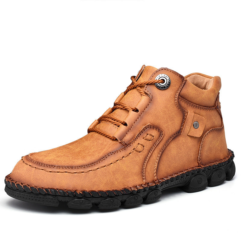 Retro British Leather Boots