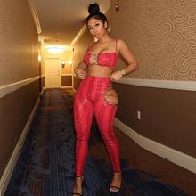 Hollow Tube Top Drawstring Sleeveless Two-Piece Set