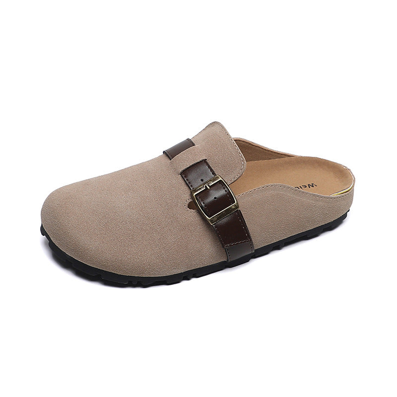 Genuine Leather Platform Slip-On Fisherman Shoes for Women