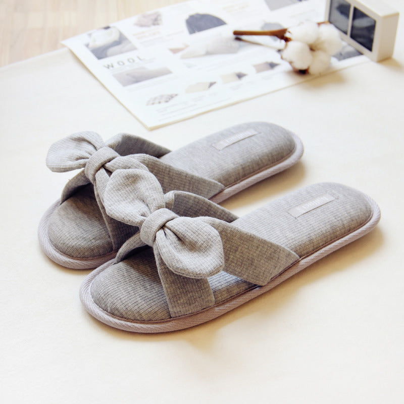 Summer Japanese Style Bow Slippers for Women
