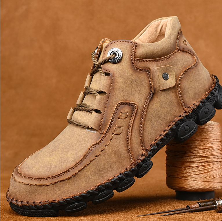 Retro British Leather Boots