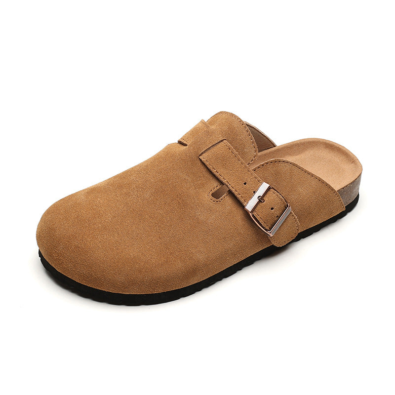 Genuine Leather Platform Slip-On Fisherman Shoes for Women